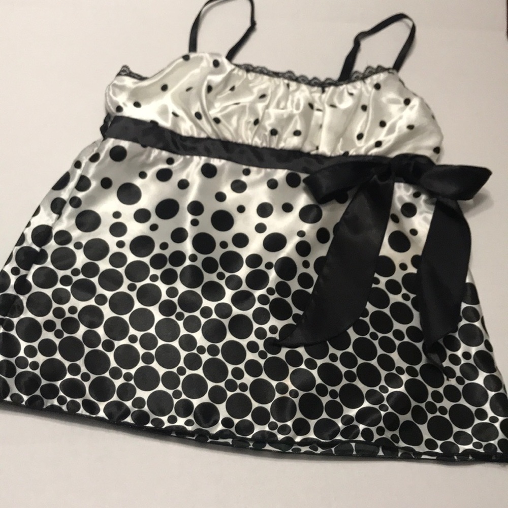Polkadot blouse silk
